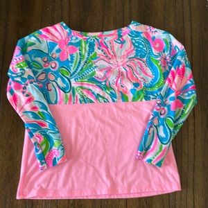 Lilly Pulitzer girls size small shirt and pants